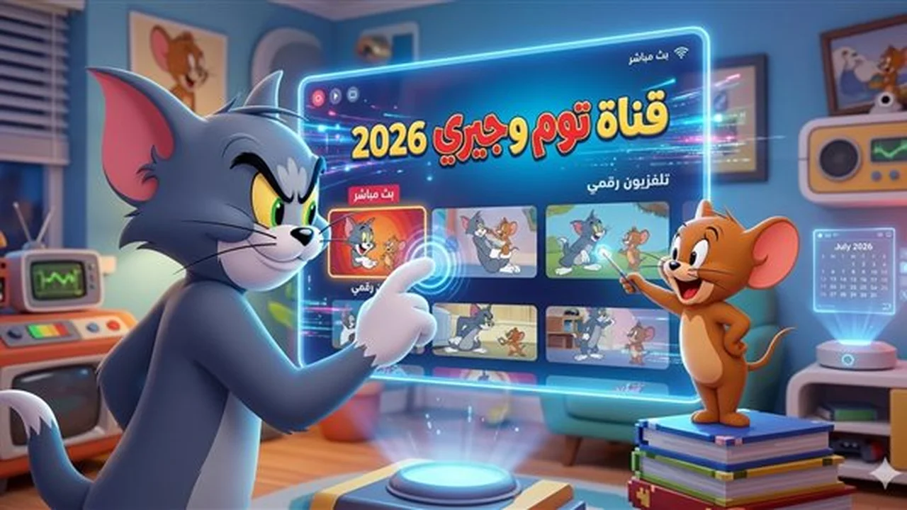 تحديث إشارة بث قناة توم وجيري الجديد عبر القمر الصناعي نايل سات